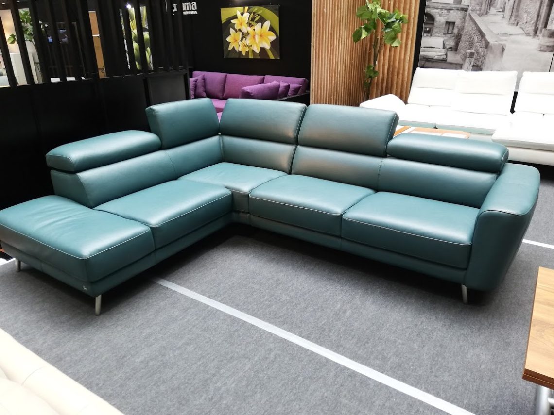 引き取り限定展示品□イタリア製□ニコレッティ□ルッカ□総革□L型 